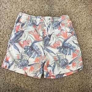 American Eagle Outfitters Blue and Orange Tropical Design